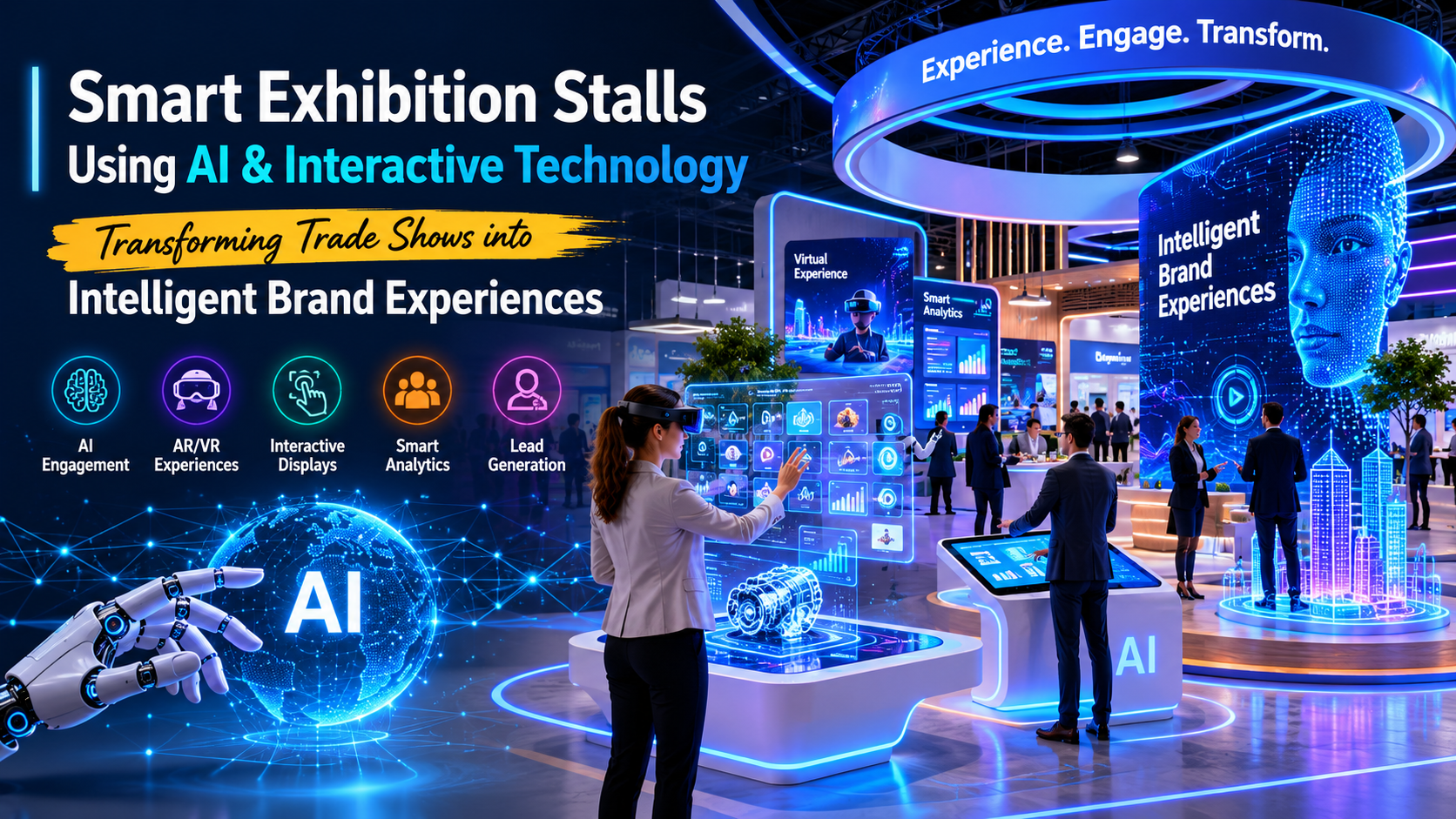 Smart Exhibition Stalls Using AI & Interactive Technology